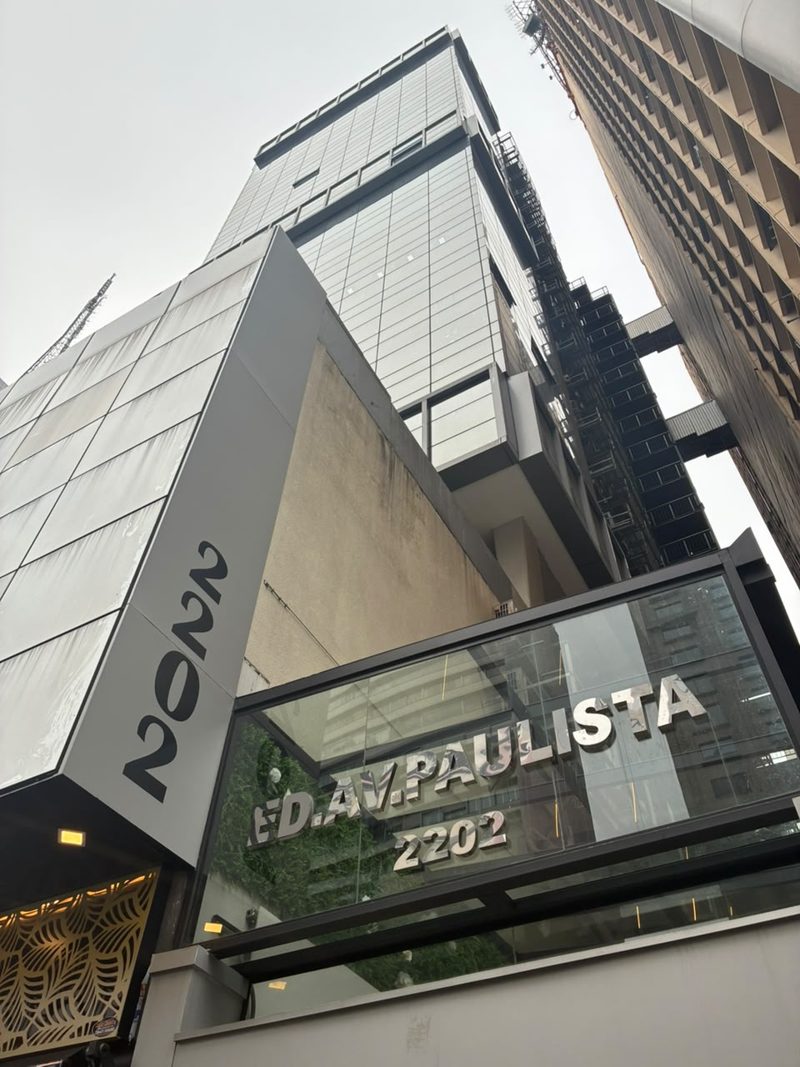 Fachada do edifício na Av. Paulista